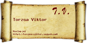 Torzsa Viktor névjegykártya