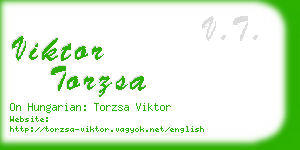 viktor torzsa business card
